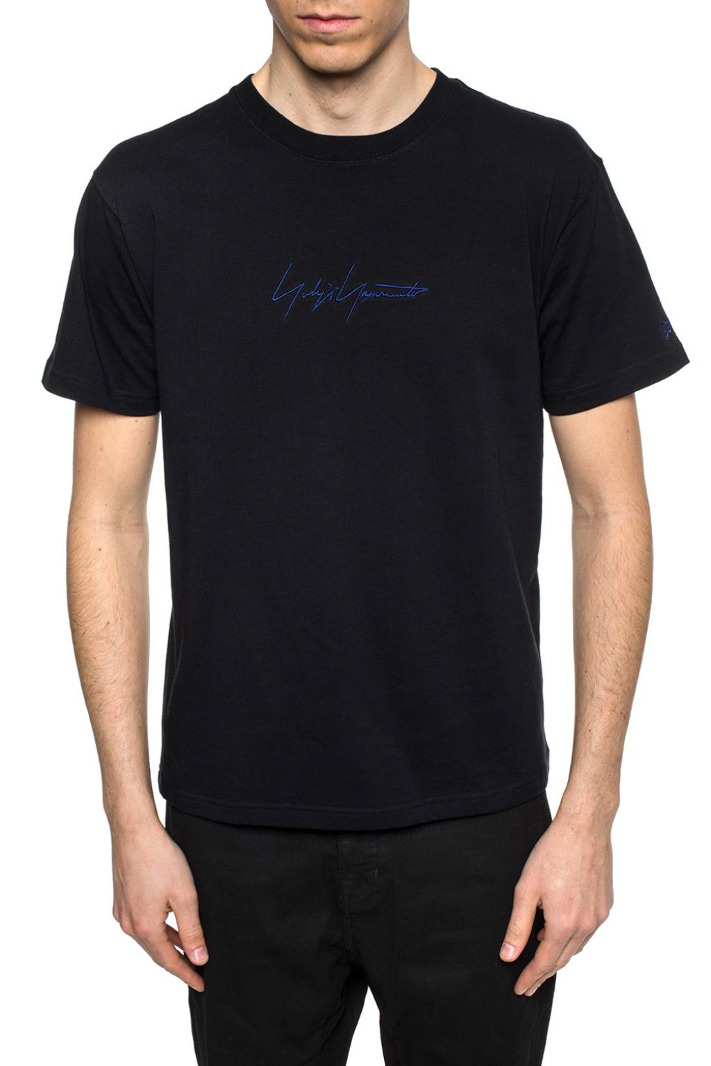 Yohji Yamamoto Logo-embroidered T-shirt | Men's Clothing | Vitkac